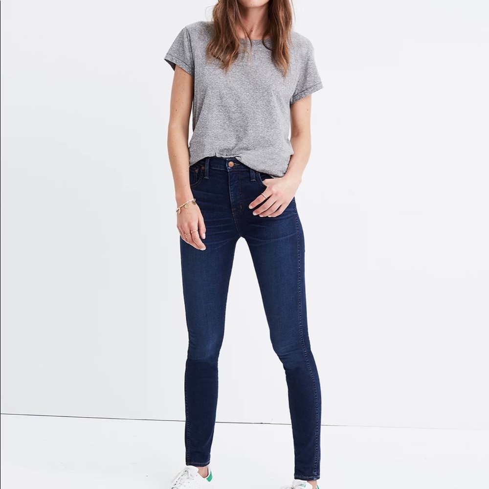Madewell 10” High Rise Skinny Jean - Dark Wash